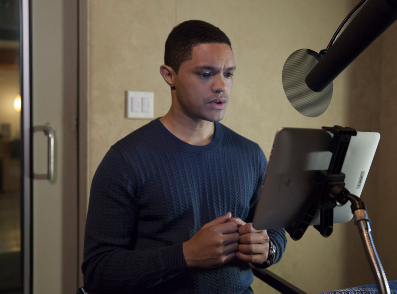 Trevor Noah performs Born A Crime for Audible